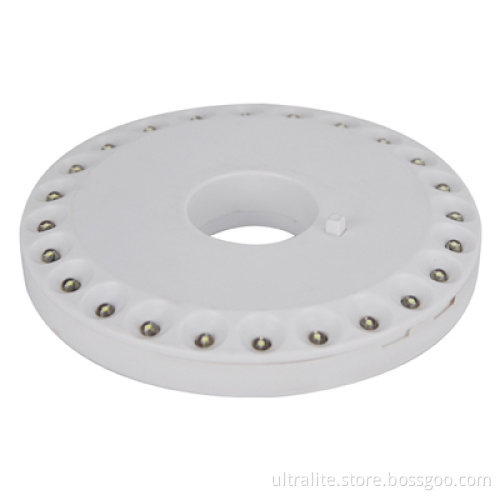 LED Outdoor Portable White Plastic Camping Tent Lamp